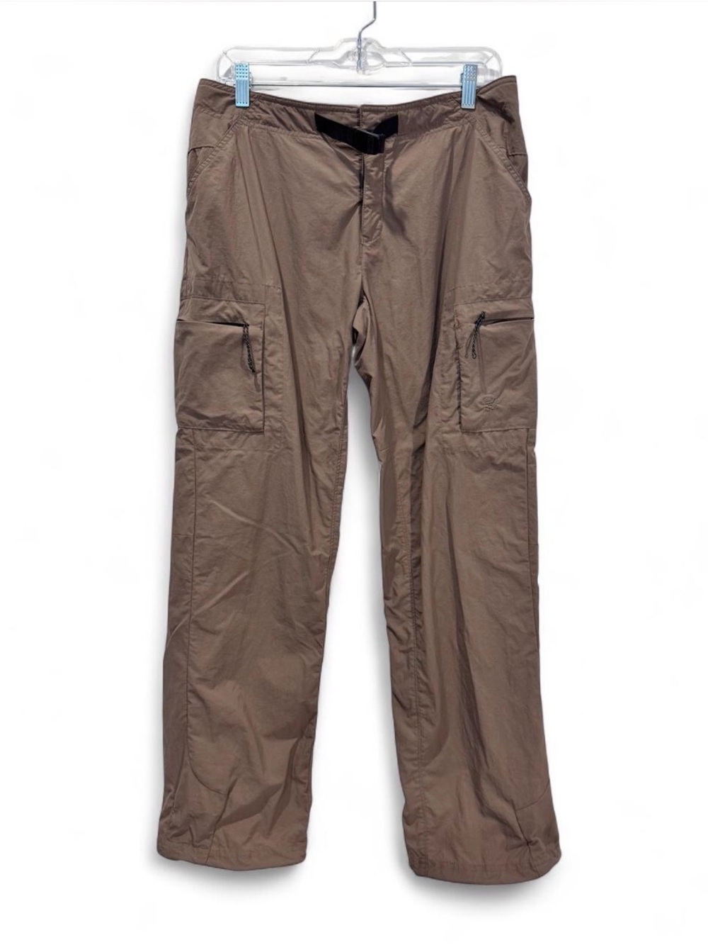 Mountain Hardwear Women’s Brown Cargo Cinch Hem Hiking Pants-10R- Gorp Utility